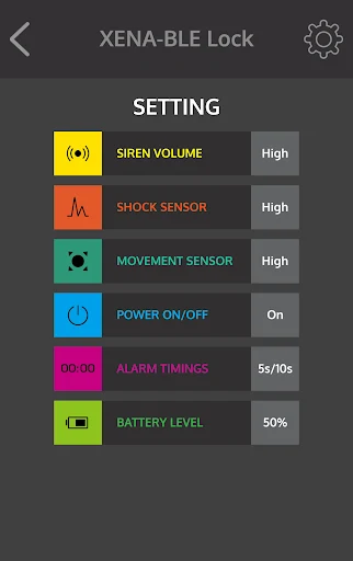 XENA Bluetooth Controller screenshot